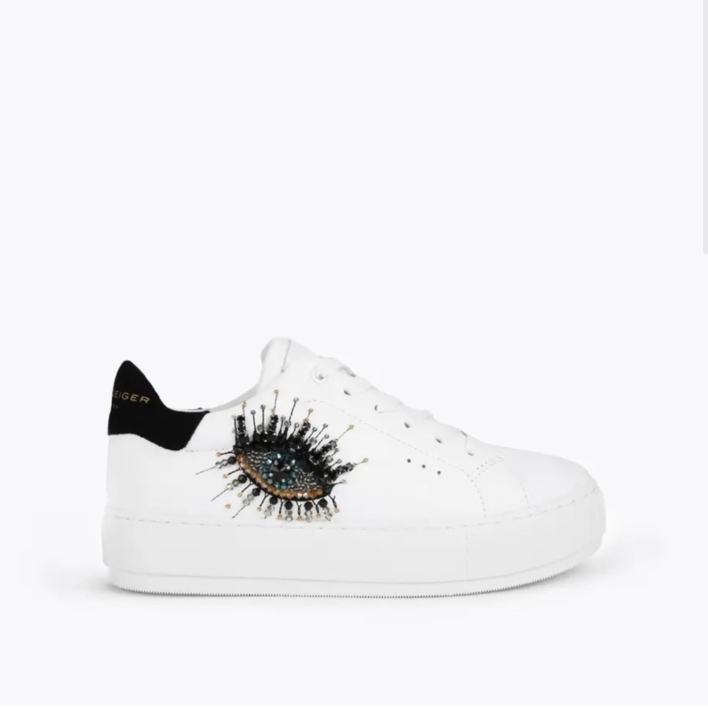 Kurt Geiger Laney Evil Eye Sneaker, size 11